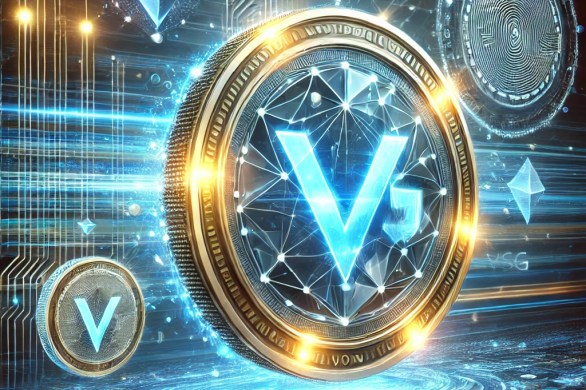 kuva, joka tuo esiin VSG Coinin futuristisen ja innovatiivisen luonteen