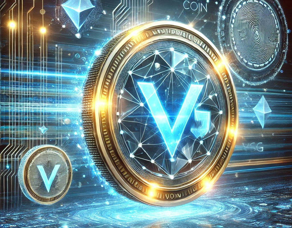 kuva, joka tuo esiin VSG Coinin futuristisen ja innovatiivisen luonteen
